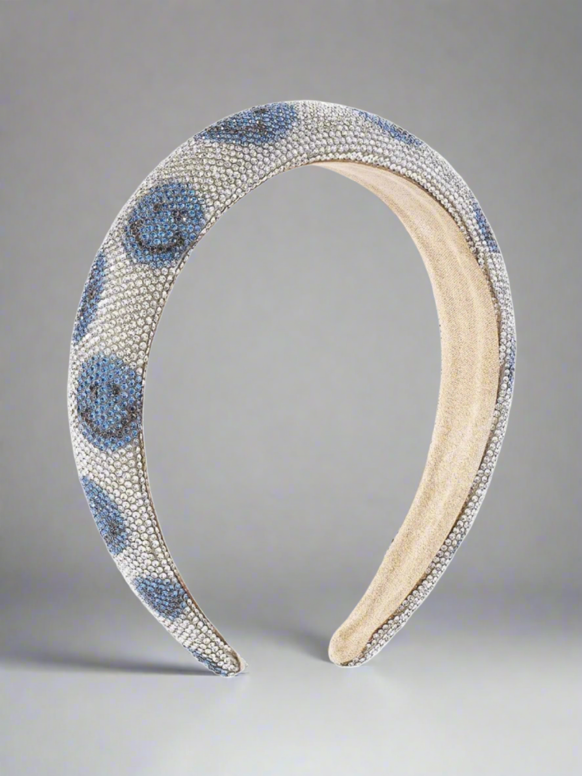 Girls Rhinestone Smiley Headbands