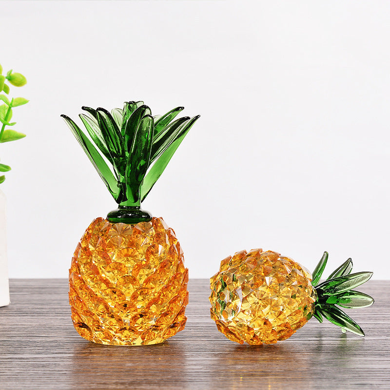 Ruyi Pineapple Home Decoration Crystal Ornaments