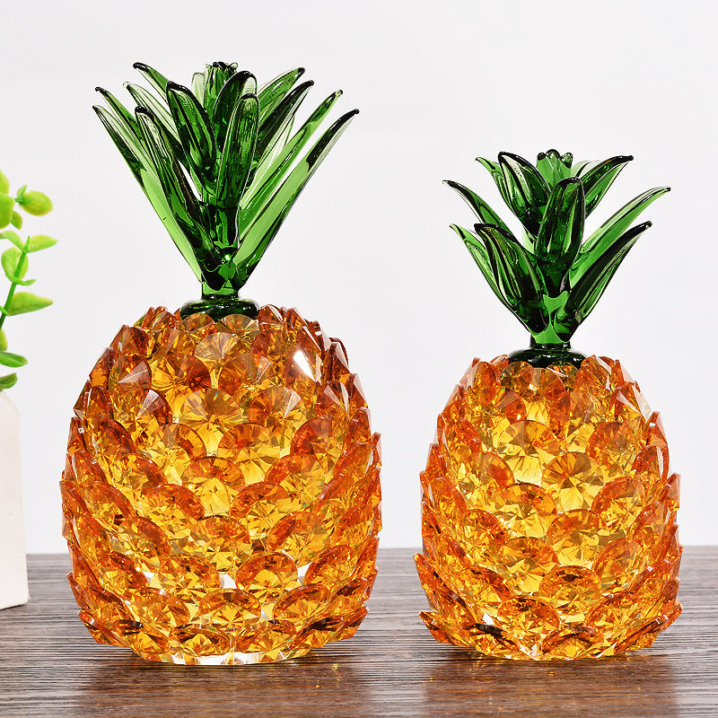 Ruyi Pineapple Home Decoration Crystal Ornaments
