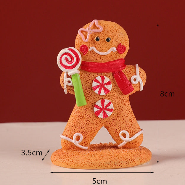 Christmas Gingerbread Resin Ornaments