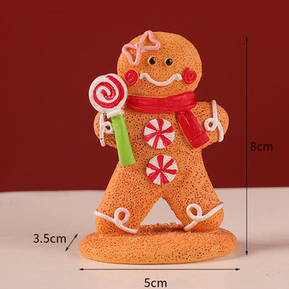 Christmas Gingerbread Resin Ornaments