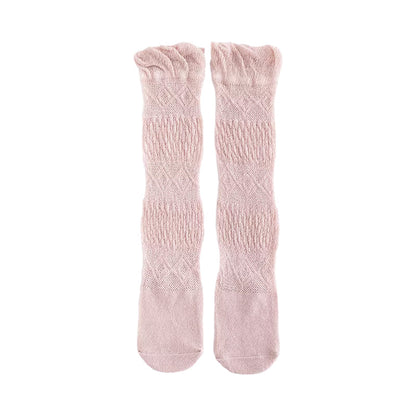 Baby Kid Girls Solid Color Accessories Socks