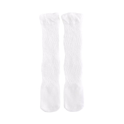 Baby Kid Girls Solid Color Accessories Socks