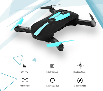 Pocket-Sized JY018 Black Bee Drone