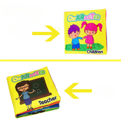 Baby English Phonetic Paper Palm Cloth Book Early Education