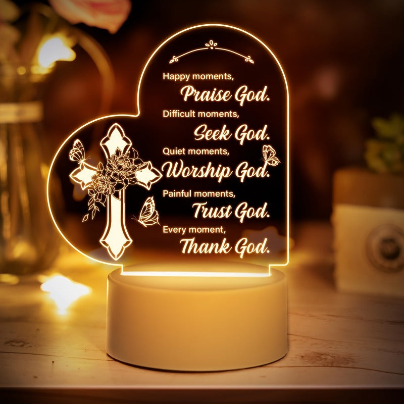 Mother's Day Rechargeable Transparent Acrylic Gift Ornaments