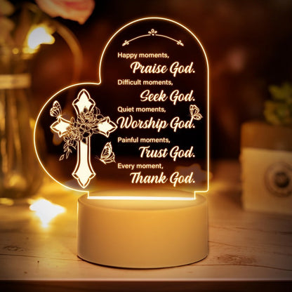 Mother's Day Rechargeable Transparent Acrylic Gift Ornaments