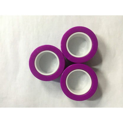 Plastic Decompression Rotating Magnetic Toy Bracelet Rings