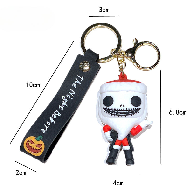 Cartoon Anime PVC Soft Glue Keychain