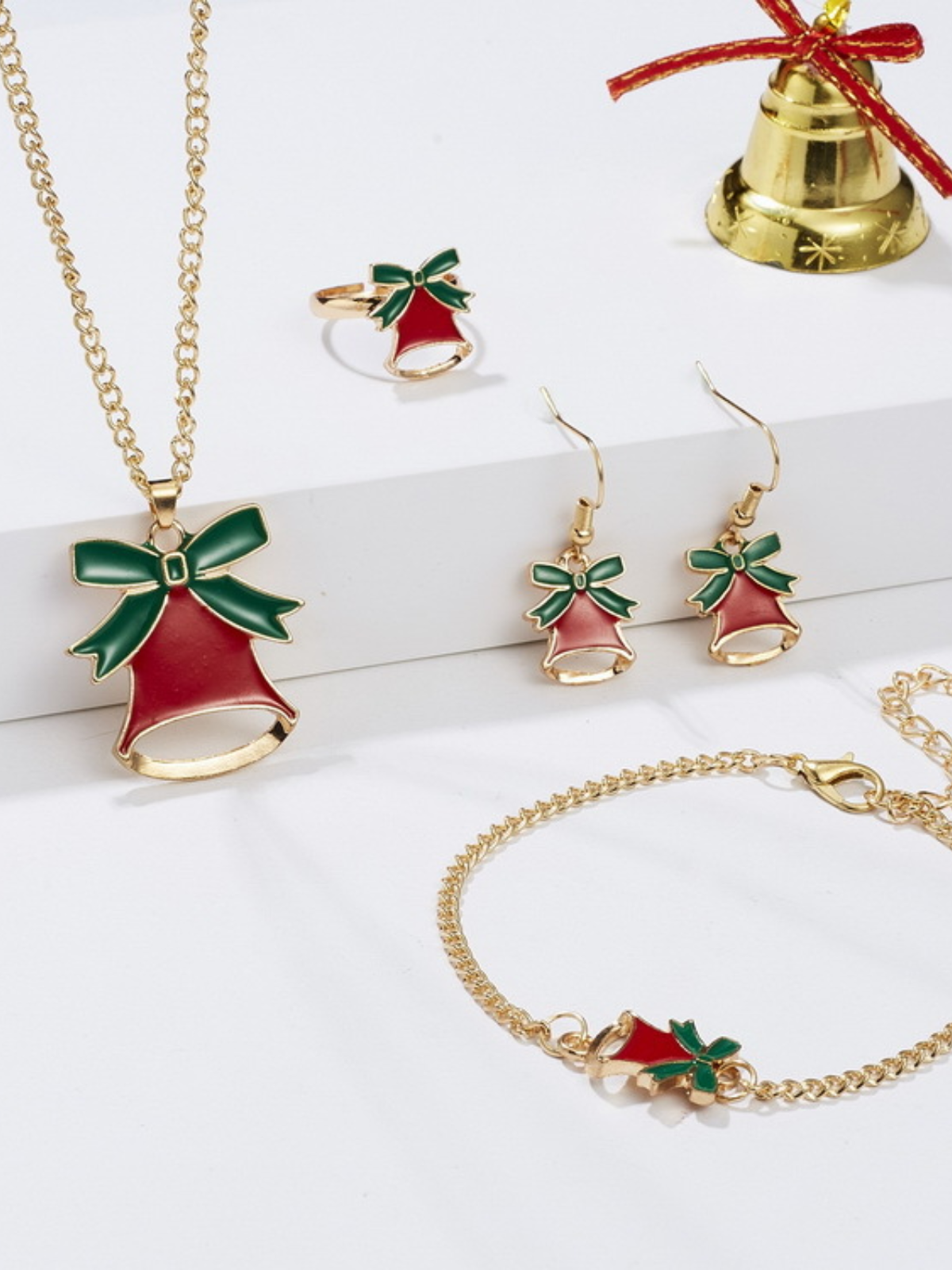 Deck The Halls 5-Piece Christmas Jewelry Set