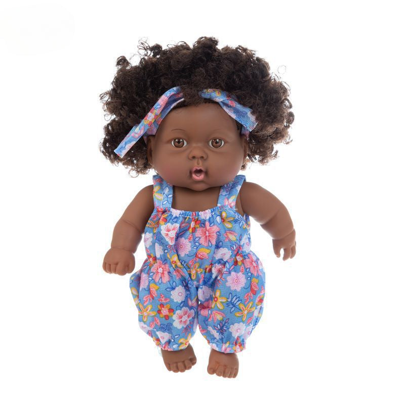 Wholesale Simulation Doll 8-inch African Black Doll Cute Doll