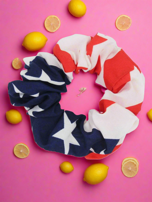 American Girl Flag Scrunchie