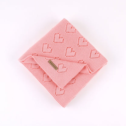 Baby Blanket Love Hollow Hug Blanket Baby Windproof Cover