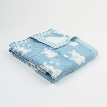 Baby Quilt Cartoon Bunny Baby Stroller Cover Quilt Baby