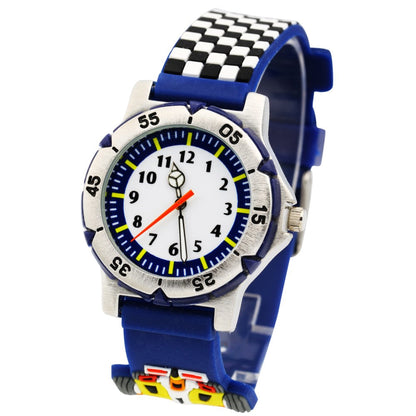 Waterproof Racing Flag Educational Watch