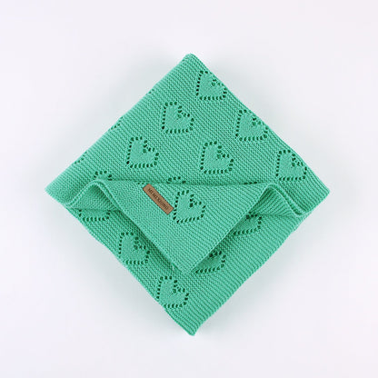 Baby Blanket Love Hollow Hug Blanket Baby Windproof Cover