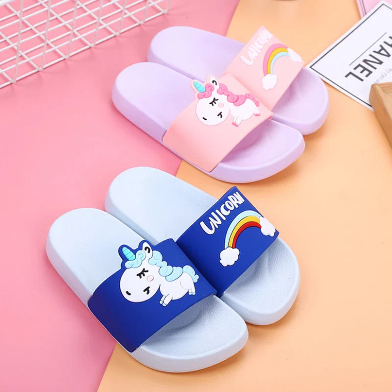 Unicorn Slip-on Flip Flops