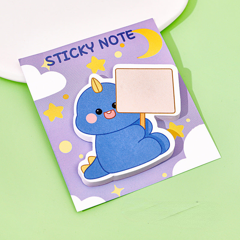 Paper Cartoon Dinosaur Shaped Convenience Stickers