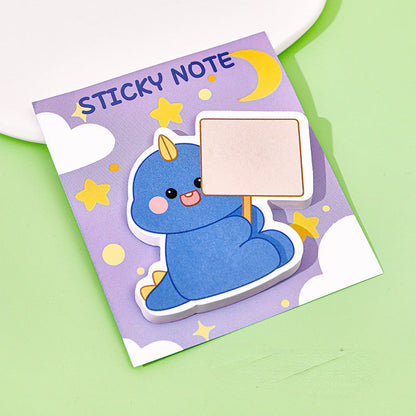 Paper Cartoon Dinosaur Shaped Convenience Stickers