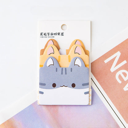 Paper Cartoon Animal Sticky Notes