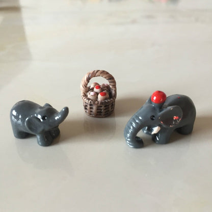 Cartoon Animal Three Piece Set  Doll Resin