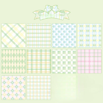 Paper Grid Convenience Stickers