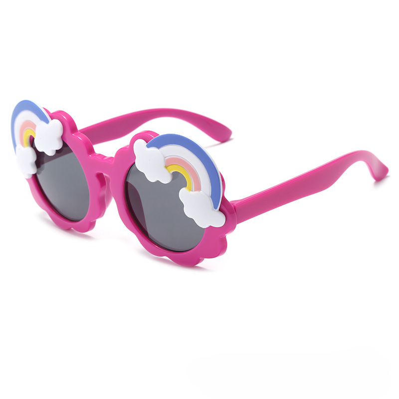 PC Cute Rainbow Anti-ultraviolet Children Sunglasses
