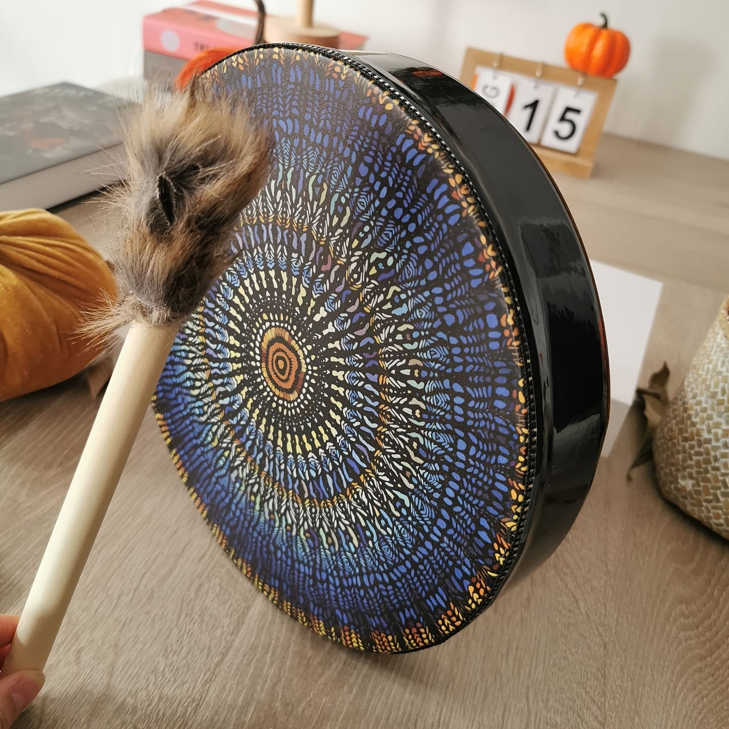 Beautiful Wooden Shaman Drum