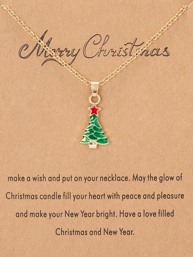 Christmas Cheer Pendant Necklace