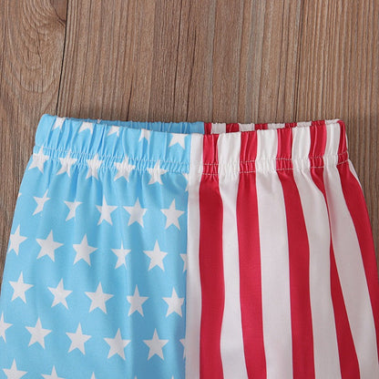 Independence Day Camisole Flare Trousers Two Piece
