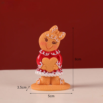 Christmas Gingerbread Resin Ornaments