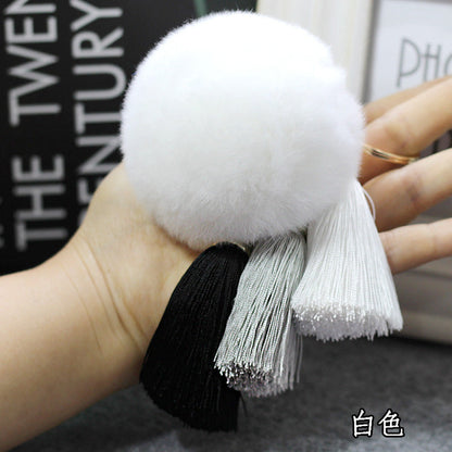 Plush Tassel Keychains