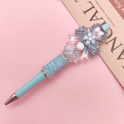 Beaded Handmade DIY Boutique Rhinestone Gravel Pen