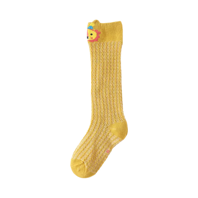 Baby Kid Girls Animals Cartoon Lace Print Socks