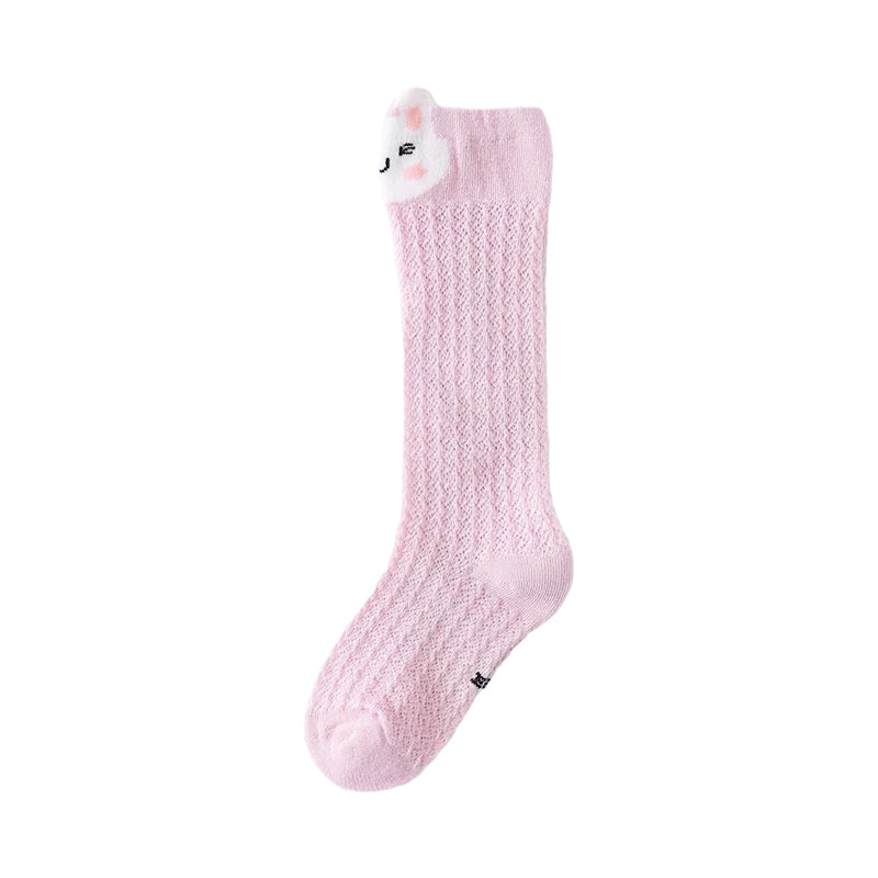 Baby Kid Girls Animals Cartoon Lace Print Socks