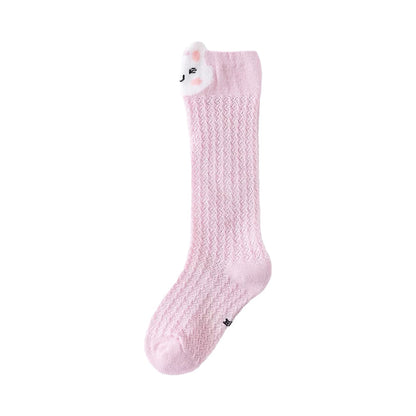 Baby Kid Girls Animals Cartoon Lace Print Socks