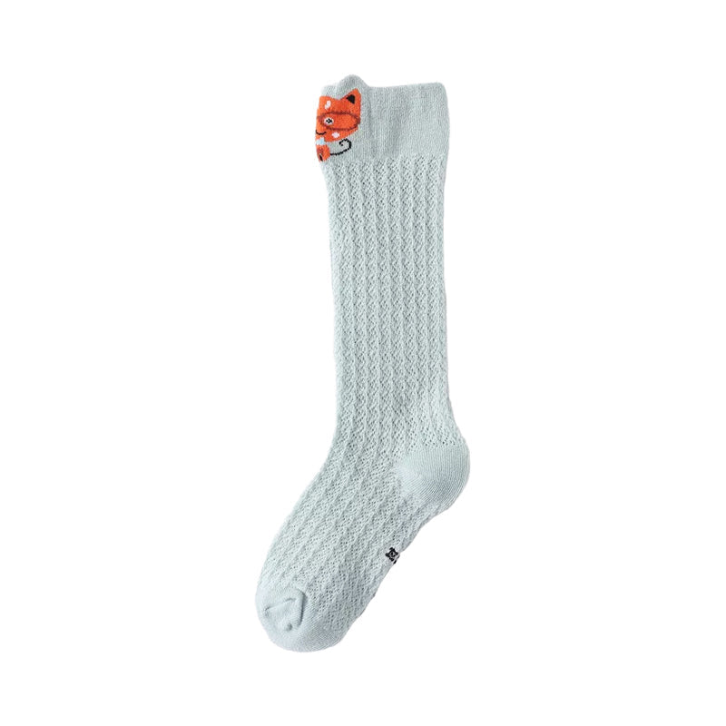 Baby Kid Girls Animals Cartoon Lace Print Socks