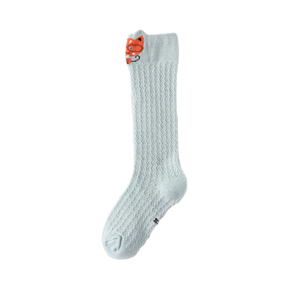 Baby Kid Girls Animals Cartoon Lace Print Socks