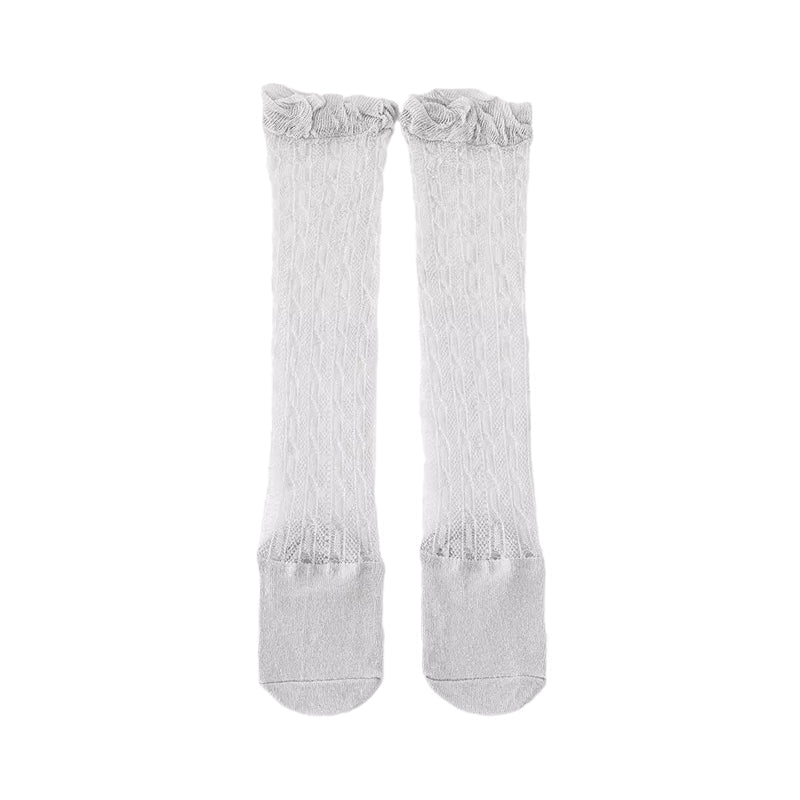 Baby Kid Girls Animals Cartoon Lace Print Socks