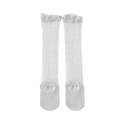 Baby Kid Girls Animals Cartoon Lace Print Socks