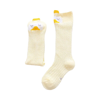 Baby Kid Girls Animals Cartoon Lace Print Socks