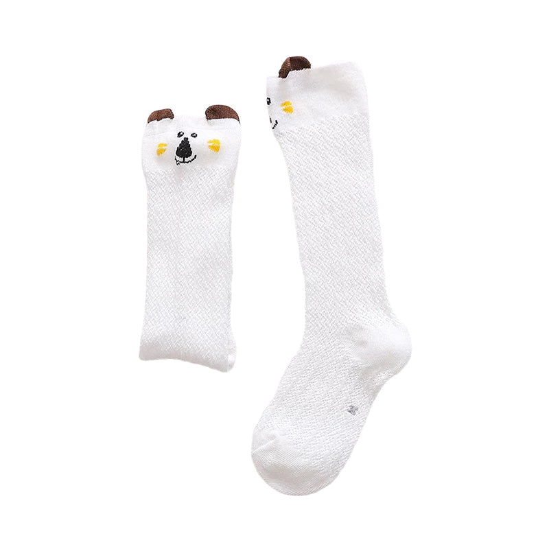 Baby Kid Girls Animals Cartoon Lace Print Socks