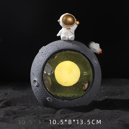 Resin Galaxy Astronaut Creative Home Desktop