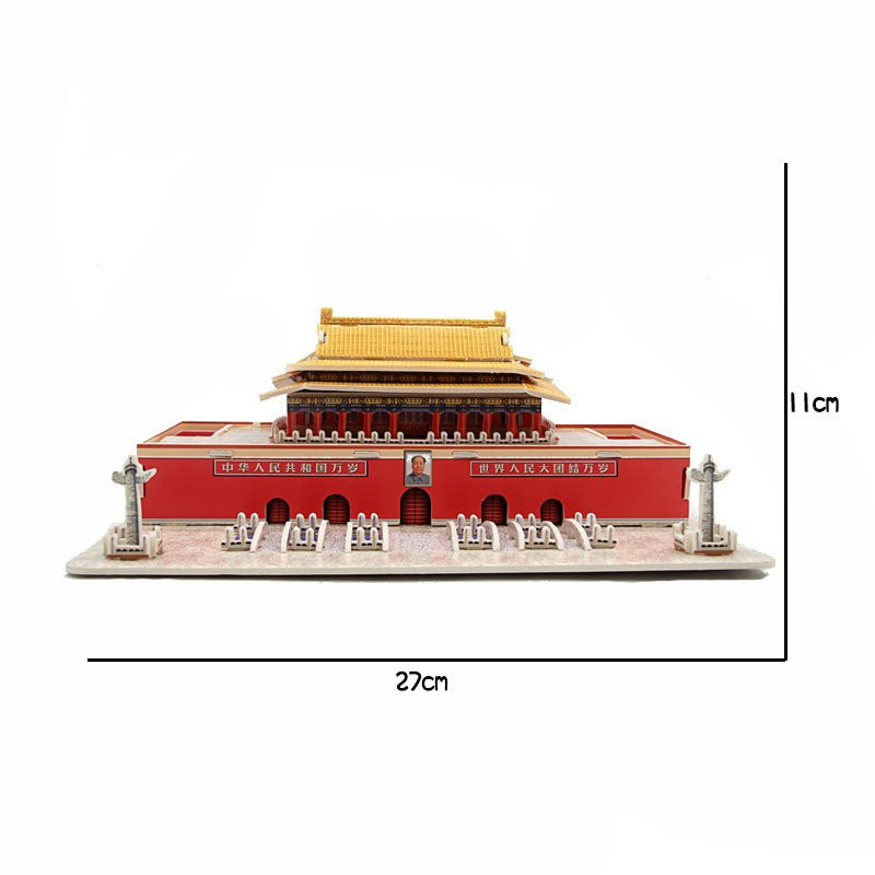 Handcrafted 3D Puzzle Educational Toy for Kids
