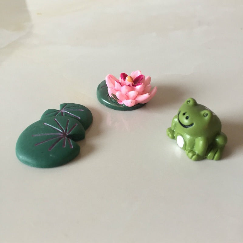 Cartoon Animal Three Piece Set  Doll Resin
