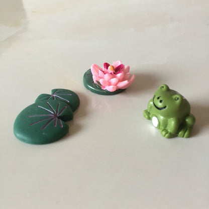 Cartoon Animal Three Piece Set  Doll Resin