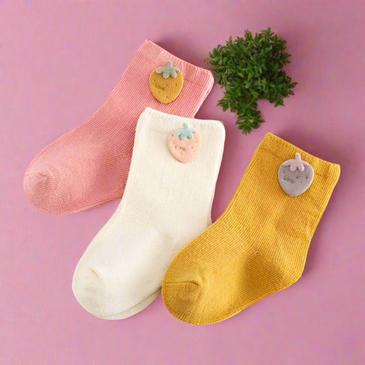 Baby Kid Girls Boys Fruit Dinosaur Animals Cartoon Socks