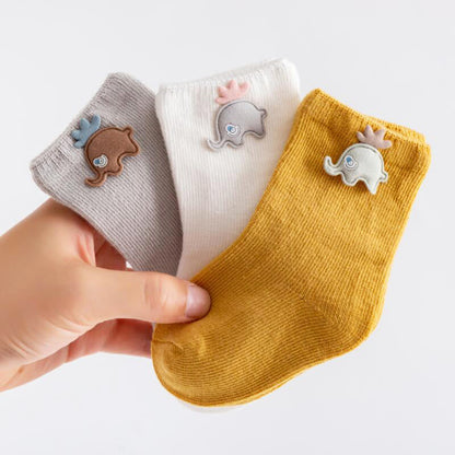 Baby Kid Girls Boys Fruit Dinosaur Animals Cartoon Socks