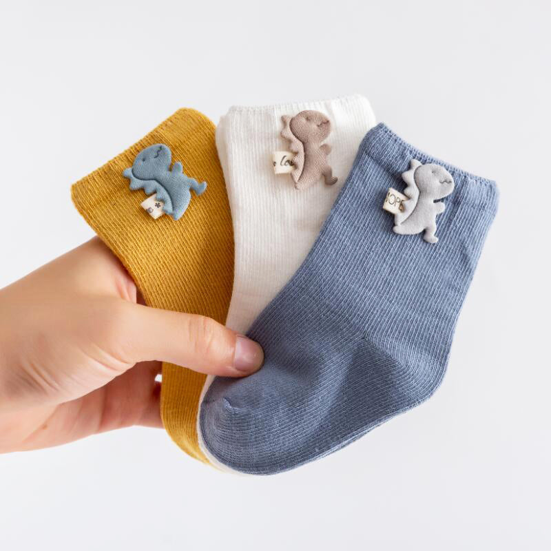 Baby Kid Girls Boys Fruit Dinosaur Animals Cartoon Socks