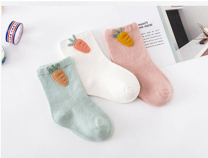 Baby Kid Girls Boys Fruit Dinosaur Animals Cartoon Socks